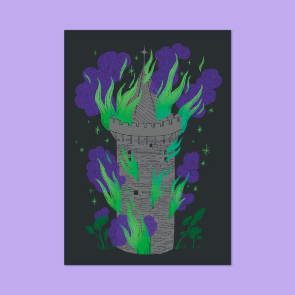 DONJON - CARTE POSTALE 10,5x14,8CM