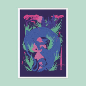 FLAMME - 29,7x42CM