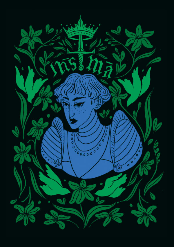 PORTRAIT JEANNE D'ARC - 14,8x21CM – Image 2