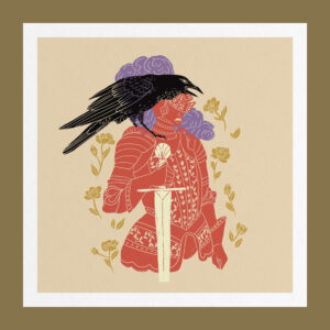 CORBEAU - 20x20CM