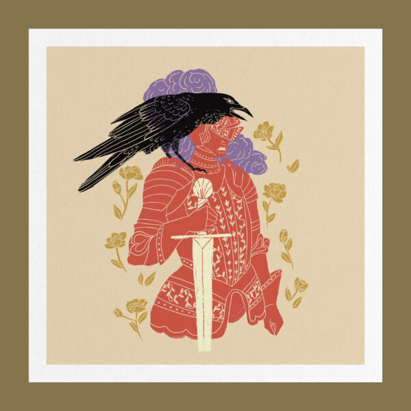 CORBEAU - 20x20CM