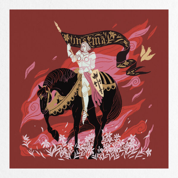 PACK JEANNE D'ARC / PRINT - 18x18CM + CARTE POSTALE - 10,5x14,8CM – Image 2