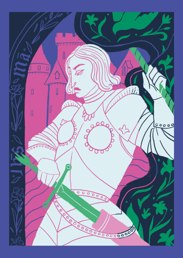 PACK JEANNE D'ARC / PRINT - 18x18CM + CARTE POSTALE - 10,5x14,8CM – Image 5