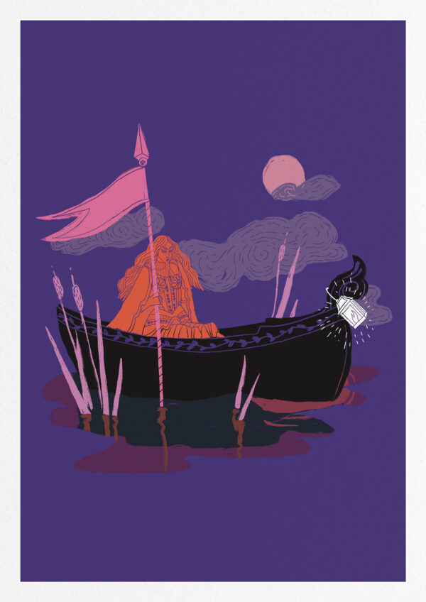 LA DAME DE SHALOTT - 21X29,7CM – Image 2
