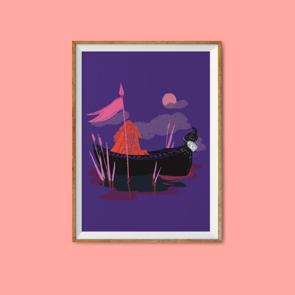 LA DAME DE SHALOTT - 21X29,7CM – Image 3